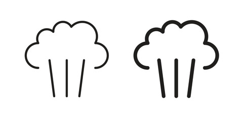 Steam icon pack. Flat Vector Icon Design Element.