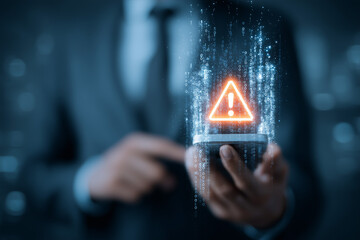 Cybersecurity alert: digital warning on smartphone data risk