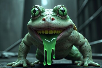 green eyed tree frog