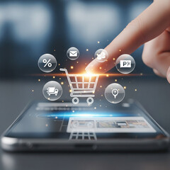 Futuristic Mobile Phone Interface