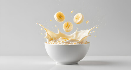 Here's a concise description combining your elements:

A burning dollar sign and a fiery, broken egg on a white plate depict the volatile nature of finances and the destruction of a once-healthy break