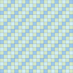 Multicolored squares, seamless diagonal pattern background