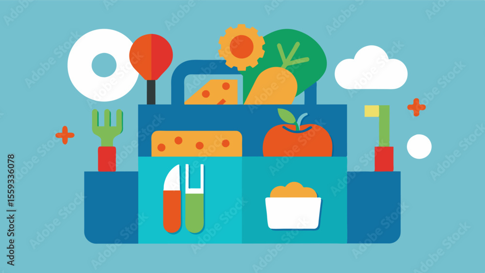 Poster following a personalized diet plan is like having a toolbox full of the best tools for maintaining y