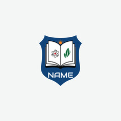 3805 educational logo school college university learning institute book academy organization