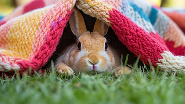 easter bunny in a basket