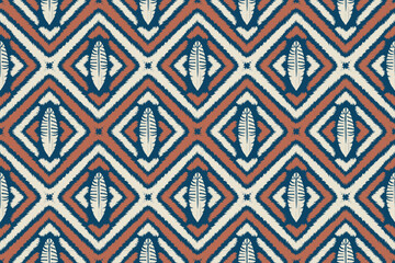 Diagonal ikat stripes. Zigzag pattern seamless. Geometric chevron abstract illustration, wallpaper. Tribal ethnic vector texture. Aztec style. Folk embroidery. Indian, Scandinavian, and African rug.