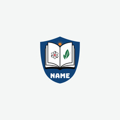 3855 educational logo school college university learning institute book academy organization