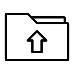 upload line icon