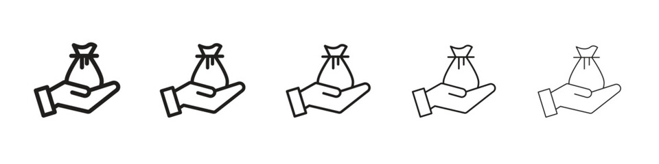 Inheritance law icon in trendy filled solid style in black and white colors