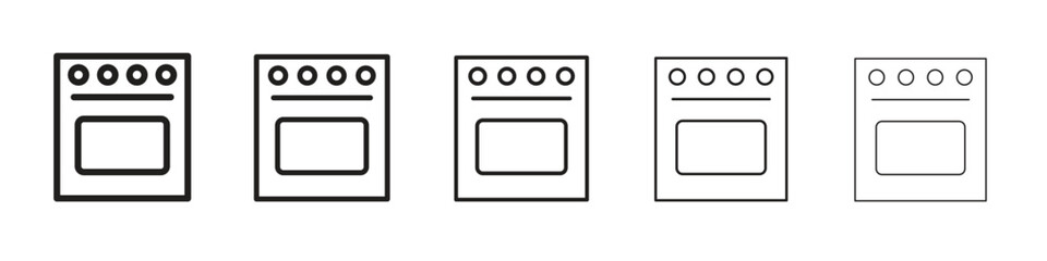 Oven icon vector, Symbol, logo illustrations