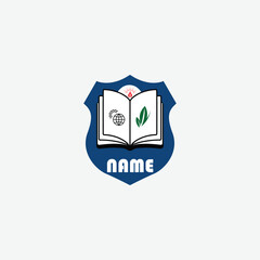 3907 educational logo school college university learning institute book academy organization