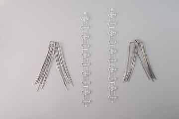 Anti-bird structure with sharp metal rods radiating from solid base. Ideal for pest control...