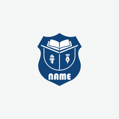 3925 educational logo school college university learning institute book academy organization