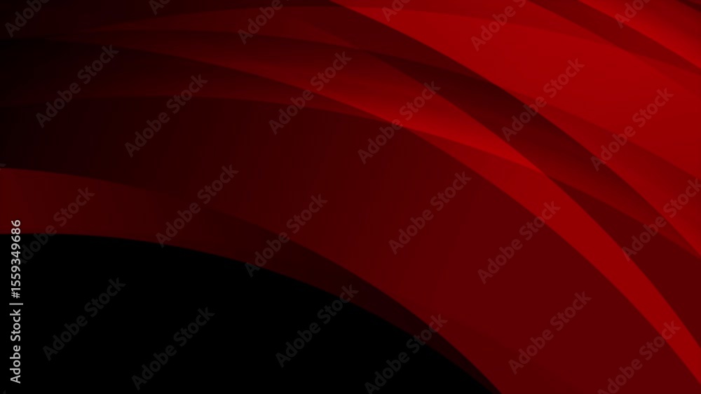 Poster dark red smooth glossy wavy abstract elegant background. seamless looping motion design. video anima