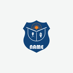 3933 educational logo school college university learning institute book academy organization