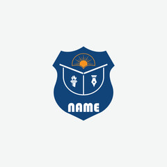 3932 educational logo school college university learning institute book academy organization