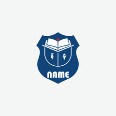 3936 educational logo school college university learning institute book academy organization [Converted]