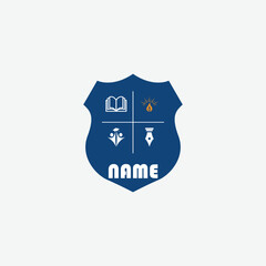 3946 educational logo school college university learning institute book academy organization