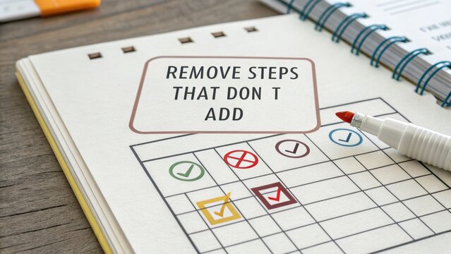 Remove Unnecessary Steps for Effective Planning and Organization