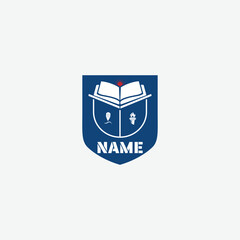 3989 educational logo school college university learning institute book academy organization [Converted]