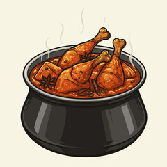 Traditional Chicken Karahi Dish