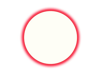 red round circle