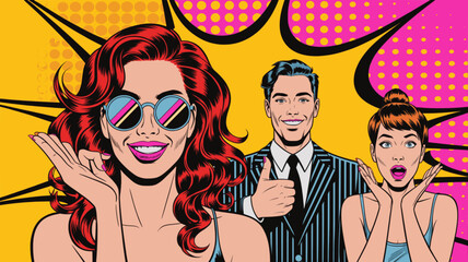 Bold Pop Art Expressions: Fashion, Confidence, and Surprise in Vivid Colors