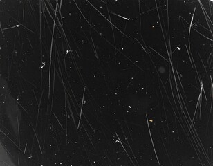 Scratched Transparent Film Texture with Light Dust and Folds