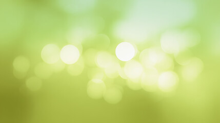 Naklejka premium Soft light green background with bokeh for graphic design