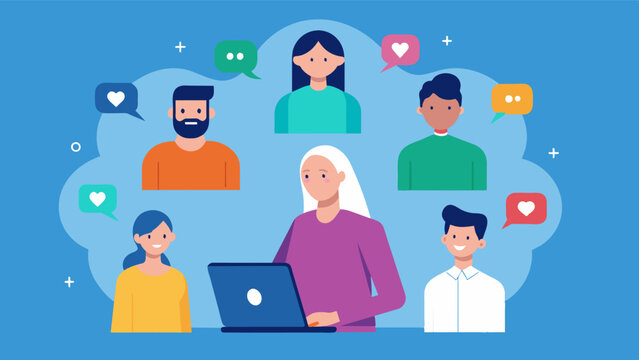 Maintaining Traditions Virtual family gatherings allow family members to continue practicing family traditions even if they are unable to physically gather together.. Vector illustration