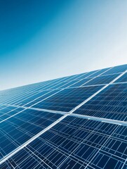 Close-up of solar panels on roof
