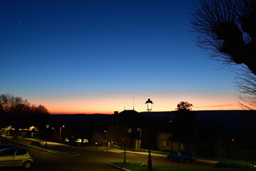 Sunset Magic Hour View from the Hills of Sancerre, France – Captured on December 26, 2024
