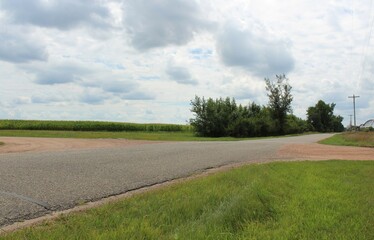 country road in the countryside