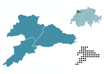 Set maps of Jura canton