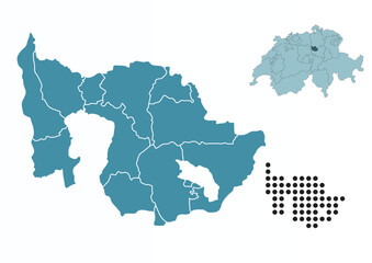 Set maps of Zug canton