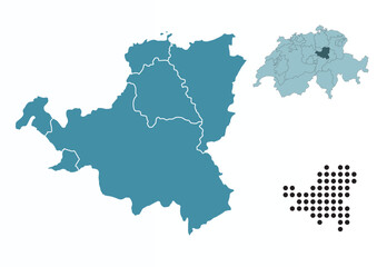 Set maps of Schwyz canton