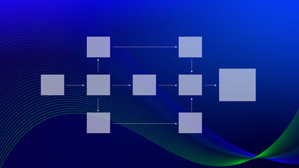 Business process and data management organigram, Design workflow automation with flowcharts, model work structure digital, mindmap or organigram, hierarchy scheme