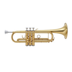 Obraz premium trumpet isolated on white