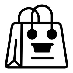 Online Purchase and Retail Bag Icon (Mixed style)