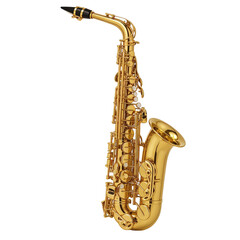 saxophone isolated on white