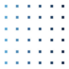 Geometric seamless pattern with blue gradient checkered squares, suitable for digital backgrounds, textiles, packaging, web and other graphic designs.