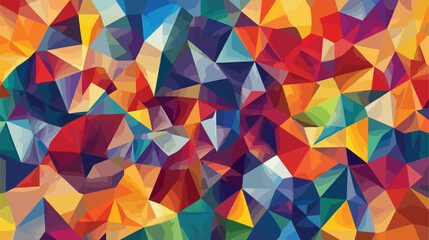 Colorful Geometric Shapes Background Design