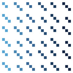 Geometric seamless pattern with blue gradient checkered squares, suitable for digital backgrounds, textiles, packaging, web and other graphic designs.