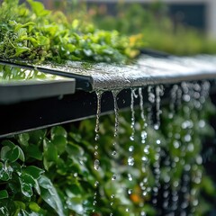Rainwater harvesting sustainable water collection drought solution eco irrigation rooftop capture storage method environmental saving climate resilience conservation