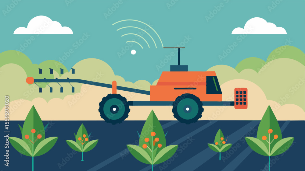 Poster an autonomous herbicide sprayer equipped with a realtime monitoring system allowing farmers to track