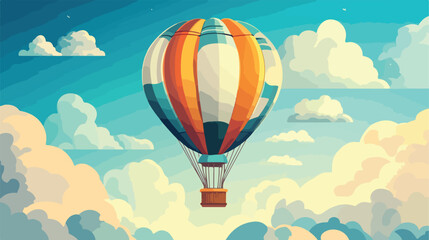 Obraz premium Colorful Fun Fair Carnival Tent with Air Balloon Booth Ticket