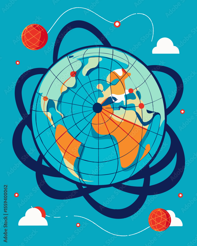 Poster the web expands with every passing day capturing more and more stressors like a neverending spiral..