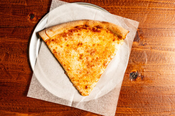 Slice of cheese pizza