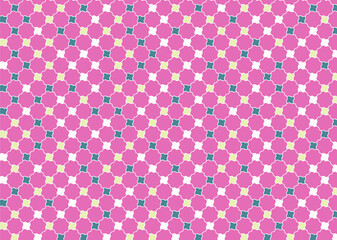 幾何学的なタイル模様 背景