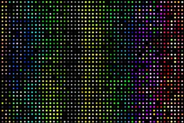 Obraz premium Vibrant colorful led light pattern in abstract geometric dots